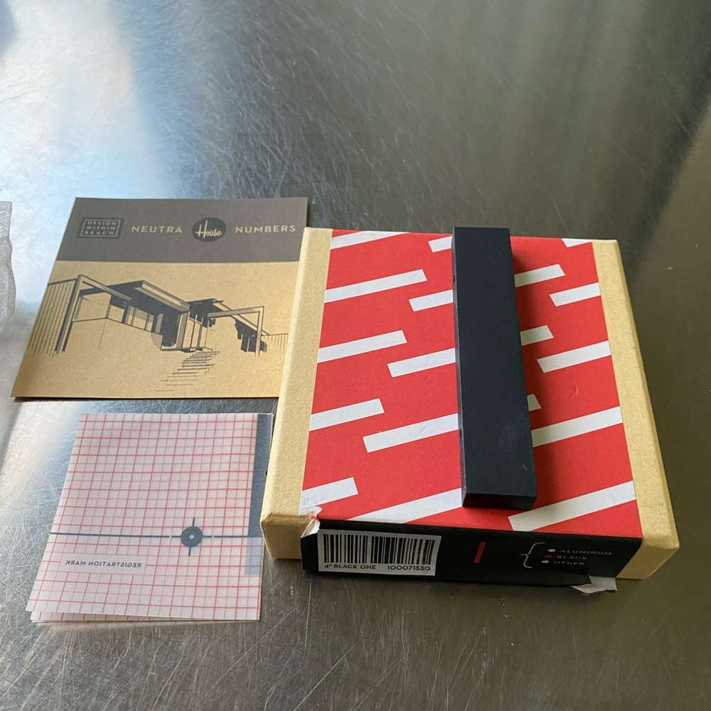 Design Within Reach Neutra house Number 1 Black  New!!!